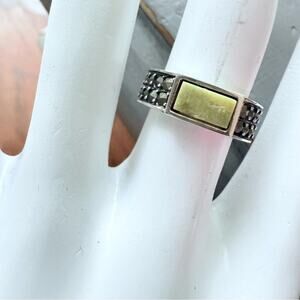 Connemara Marble Made in Ireland 925 Sterling Silver Ring Size 6